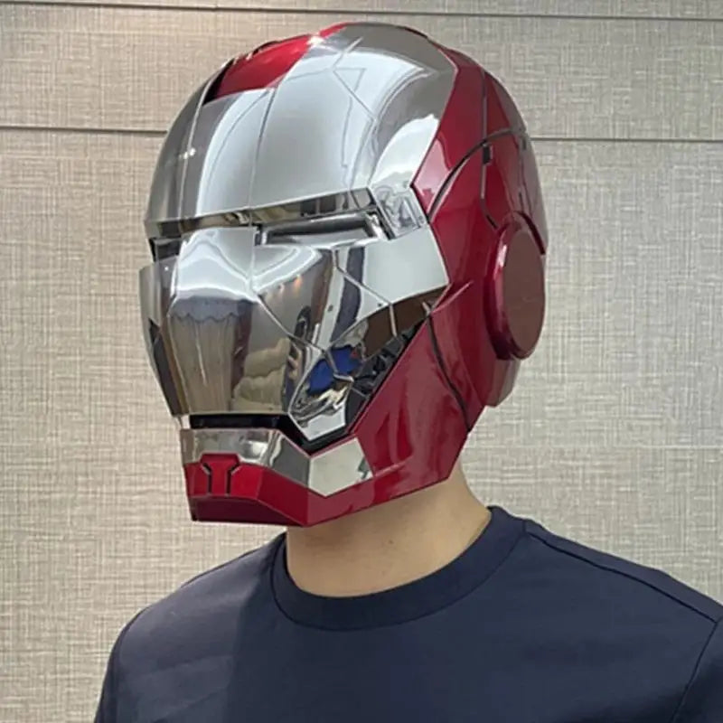 Iron Man Tony Helmet Electric Multi-piece Opening And Closing English Voice Control 1:1