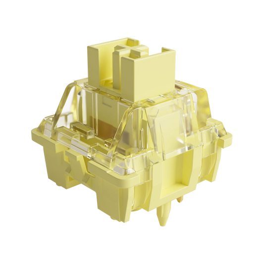 Akko V3 pro Cream Yellow Switch 5 Pin 50gf Linear Switch with Compatible with MX Mechanical Keyboard (45 pcs)