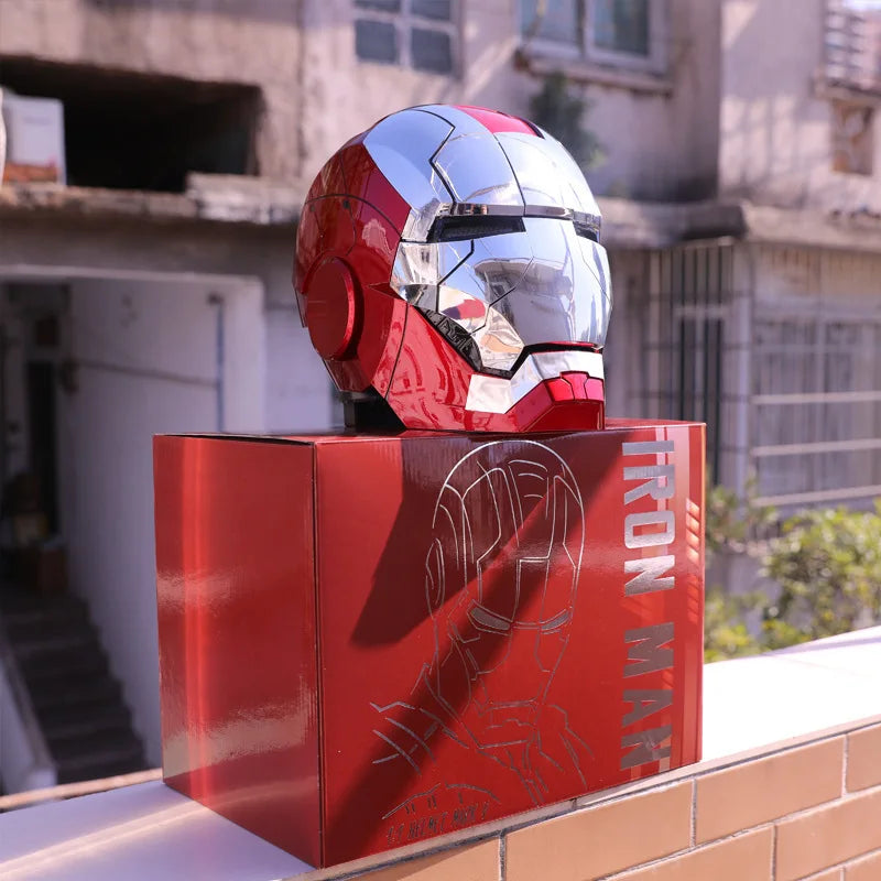 Iron Man Tony Helmet Electric Multi-piece Opening And Closing English Voice Control 1:1