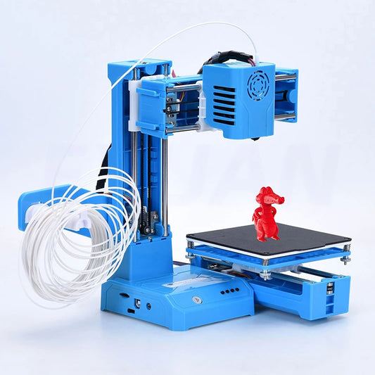 Easythreed K9 Mini 3D Printer for Household Education & Students with 1.75mm 0.4mm Nozzle/CE Certificate  auto slicing function