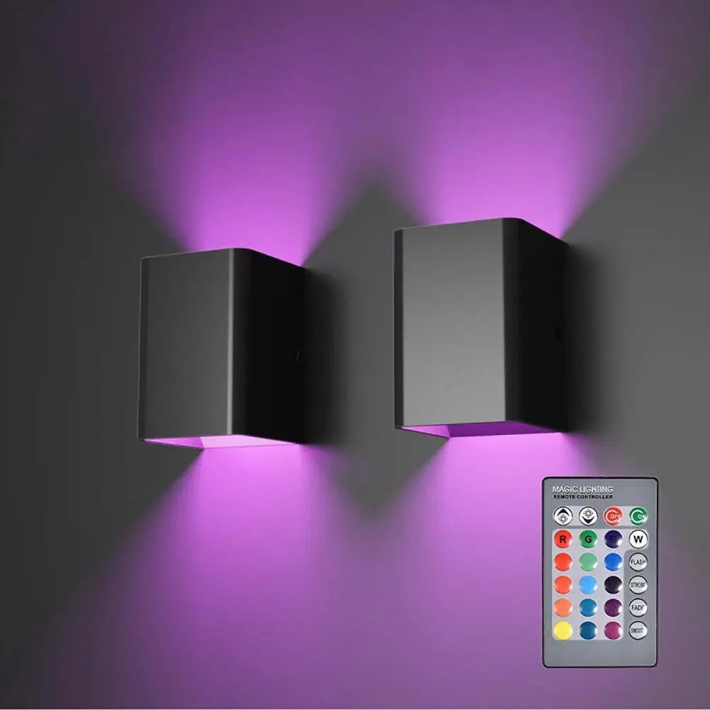 Square Led Wall Lights Multicolor