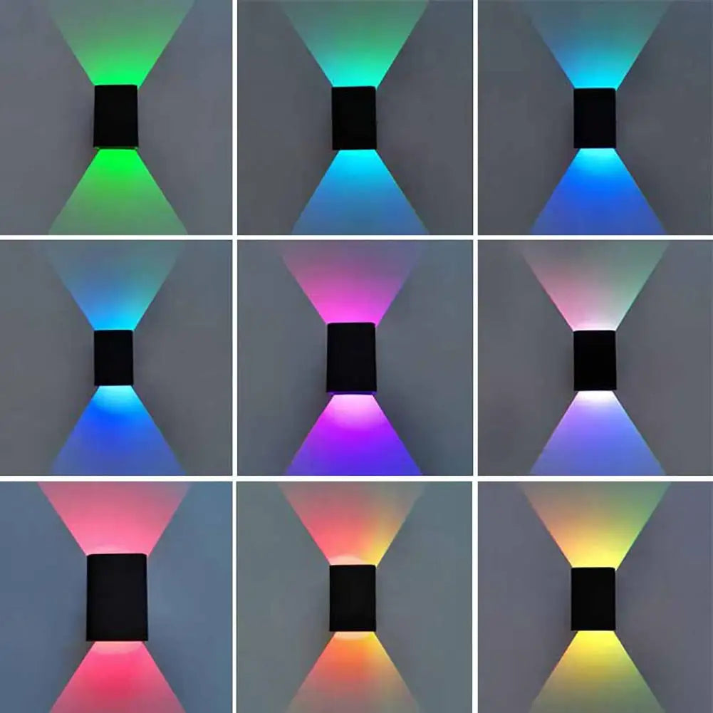 Square Led Wall Lights Multicolor