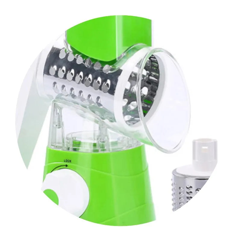 Kitchen multifunctional drum vegetable slicer hand cranked household slicer slicer potato slicer Cheese machine