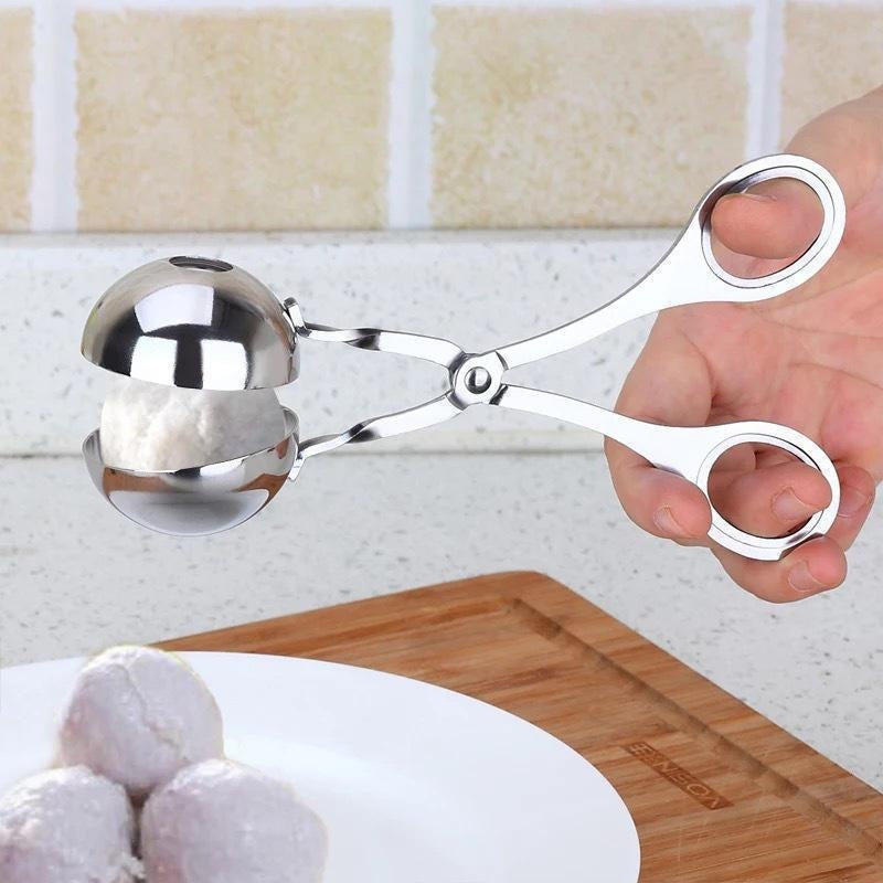 Meat Ball Maker Tool Stainless Steel Clip Round Rice Ball Shaper Spoon Meatball Making Mold Non Stick Stuffed Kitchen Gadget