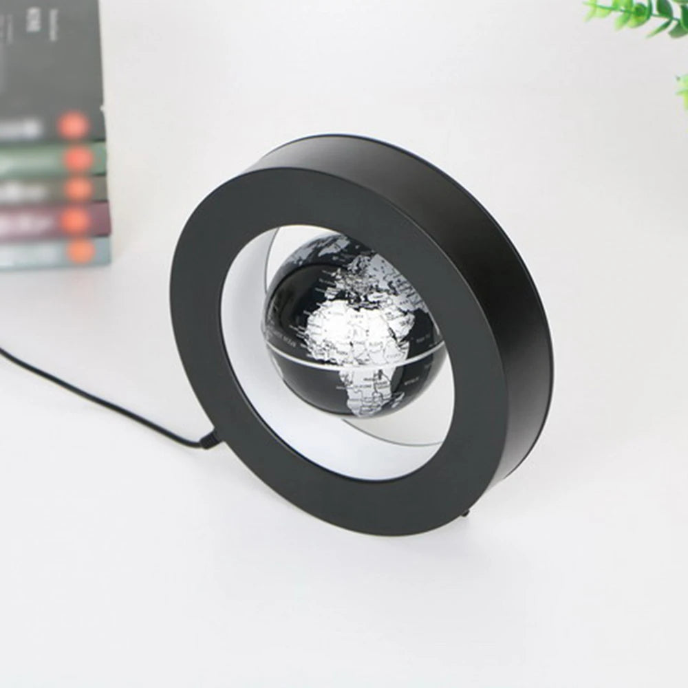 Magnetic Levitation Floating Globe 2.0W Floating Globe With LED Lights Magnetic Levitation World Map Educational Toys for Home