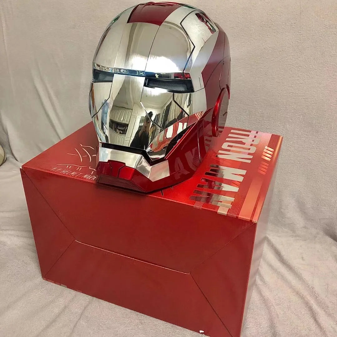 Iron Man Tony Helmet Electric Multi-piece Opening And Closing English Voice Control 1:1